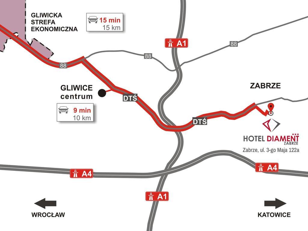 Diament - Gliwice Hotel Zabrze